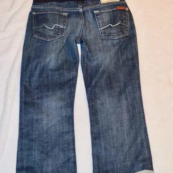 7 For All Mankind Maternity Low rise s-26 ! 003 - Picture 3 of 8